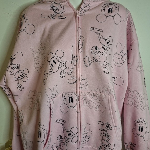 Disney Jackets & Blazers - Pink Mickey Mouse Hoodie